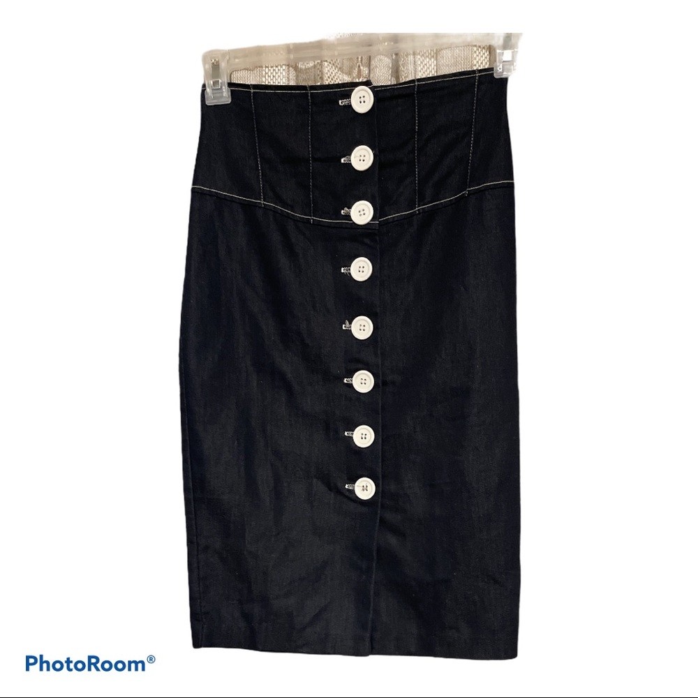 Charlotte Russe Skirt Denim Style Cotton Small J7